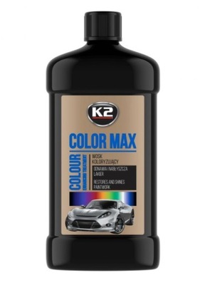 COLOR MAX 500 ЧЕРНЫЙ WOSK KOLORYZUJĄCY NABŁYSZCZA I CHRONI