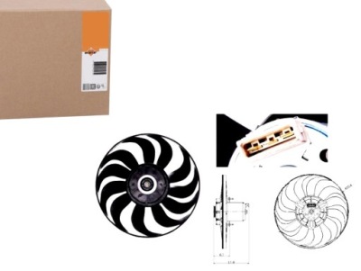 Вентилятор радиатора vw golf iii golf iv vento 1.6 фото №1