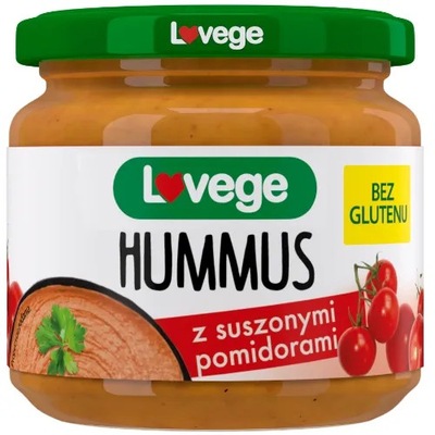 Hummus z suszonymi pomidorami Lovege Sante 180g