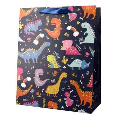 Torba prezentowa dziecięca dinozaury