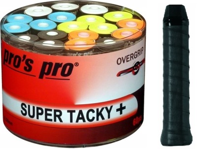 Owijki overgrip PRO'S PRO SUPER TACKY 0,5mm lepkie