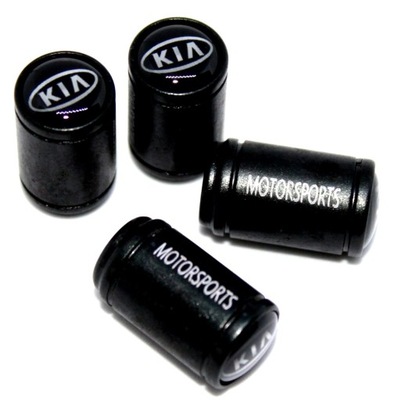 KIA MOTORSPORT SCREWS ON FAN BLACK 4 PCS.  