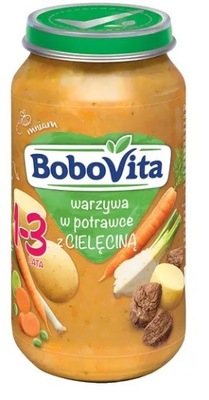 Bobovita WARZYWA W POTRAWCE CIELĘCINA 250g 1-3lat