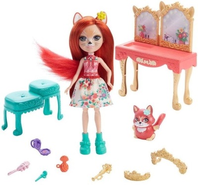 BARBIE ENCHANTIMALS LALKA LIS + ZWIERZĄTKO MATTEL GYJ05