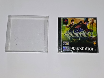 SYPHON FILTER 3 NOWA ZAFOLIOWANA !!! + BOX PROTEKTOR PSX PS1