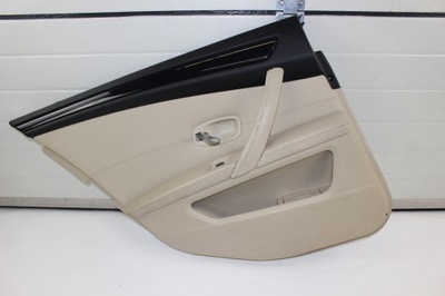 Обшивка двері лівий задня bmw e60 e61 шкіра фото №1