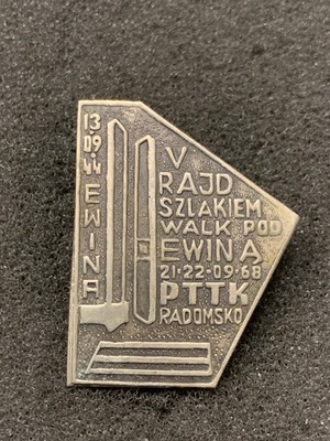 SZLAKIEM WALK POD EWINĄ PTTK RADOMSKO 1968