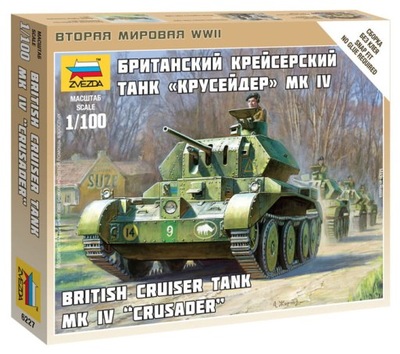 Crusader IV British Tank 1:100 Zvezda 6227
