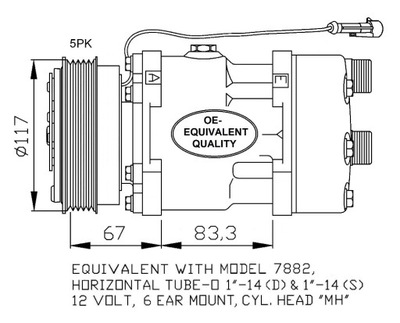 KOMPRESORIUS KONDICIONAVIMO CITROEN JUMPER 02- 32779 