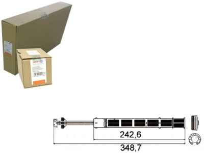 Осушувач кондиціонера behr hella 3c0898191 msd358 фото №1