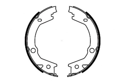 Abe c00527abe набір колодка гальмівних фото №1