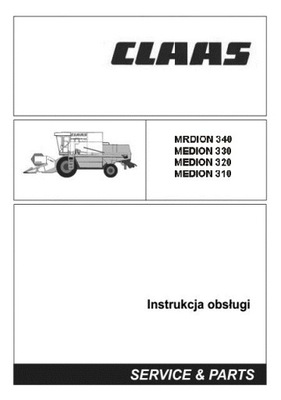 CLAAS MEDION 310, 320, 330, 340 - ИНСТРУКЦИЯ ОБСЛУЖИВАНИЯ PL фото