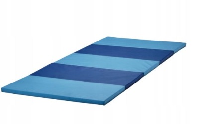 IKEA PLUFSIG Mata gimnastyczna 78x185 niebieski