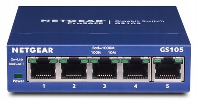 NETGEAR GS105 V3, 5xGIGABIT RJ45, eti