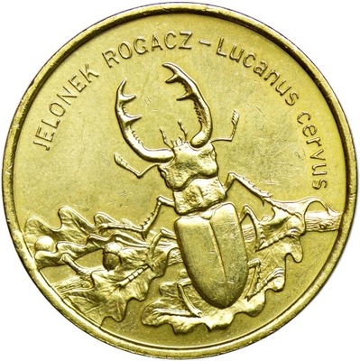 Polska, 2 złote 1997, Jelonek Rogacz, st. 1-