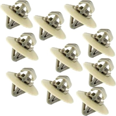 10x кліпса штифт накладки бічний opel vivaro renault trafic 4501589 фото №1