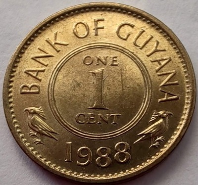 3159 - Gujana 1 cent, 1988