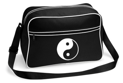 Yin Yang czarna torba na ramię Japan style