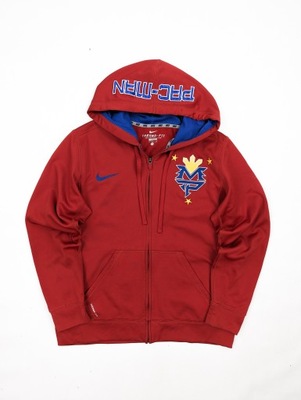 Nike Manny Pacquiao czerwona bluza z kapturem L logo