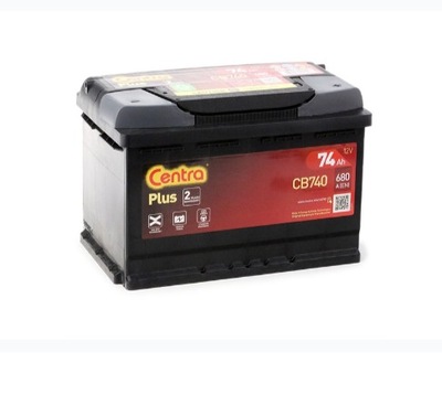 BATERÍA CENTRA PLUS CB740 12V 74AH 680A DERECHA PLUS  