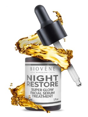 BIOVENE nocne serum odbudowujące z efektem GLOW, NIGHT RESTORE 30 ml