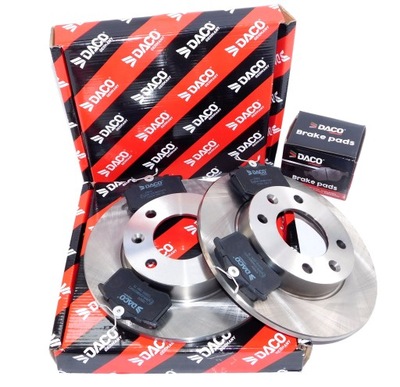 DISCS PADS REAR PEUGEOT 307 1007 CITROEN C2 C3  