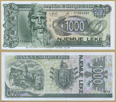 -- ALBANIA 1000 LEKE 1996 FY P61c UNC