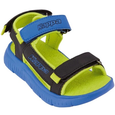 Sandały dla dzieci Kappa Kana MF niebiesko-zielono-czarne 260886MFK 6011 34