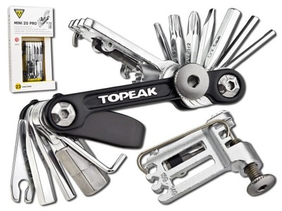 MULTITOOL ZESTAW KLUCZY TOPEAK MINI 20 PRO ETUI