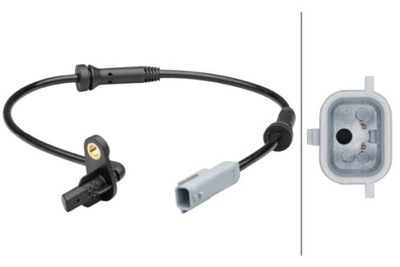 Датчик, швидкість обертова колеса hella 6pu 012 679-221 фото №1