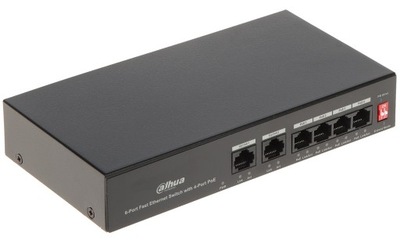 SWITCH POE 4xPoE PFS3006-4ET-36 4-PORTOWY DAHUA