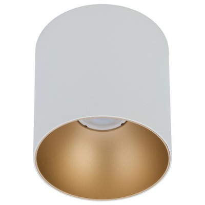 Lampa Tuba sufitowa GU10 biała glamour salon hol