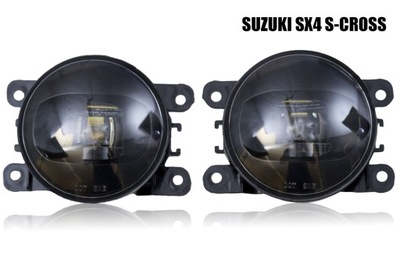 SUZUKI SX4 S-CROSS 2013+ FAROS FAROS ANTINIEBLA PARTE DELANTERA DIODO LUMINOSO LED JUEGO 09270157  