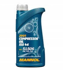 МАСЛО SPRĘŻARKOWY MANNOL COMPRESSOR ISO-46 1L