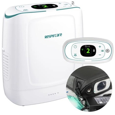 Koncentrator tlenu przenośny generator tlenu Respircare PO5 bateria do 12 h