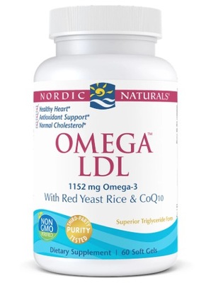 Nordic Naturals Omega LDL + CoQ10 60 kapsułek