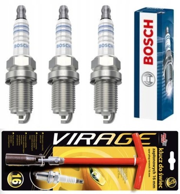 BOSCH 0 242 235 666 BUJÍA DE ENCENDIPARA + LLAVES PARA BUJÍAS 16MM  