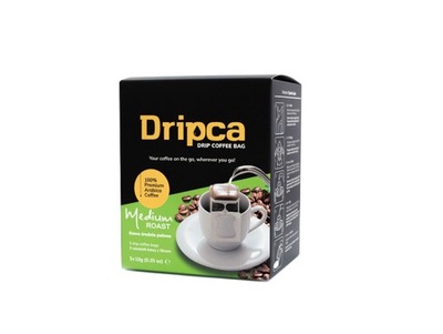 DRIPCA medium kawa mielona z filtrem PORCJA 5 szt