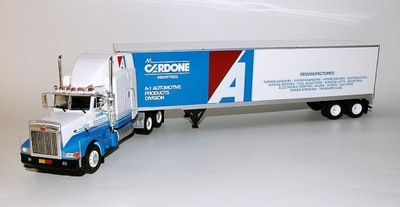 PETERBILT 377 A-E CARDONE ciągnik + naczepa USA 1998 IXO 1/43 Nowy OSTATNI!