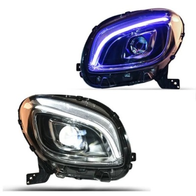 Фары автомобильные full led к лампа czołowych benz smart w453 w451 w452 2015-2019 фото №1