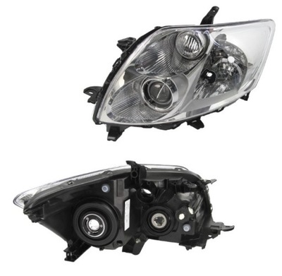 Фара лампа левый toyota auris e15 07- tyc фото №1