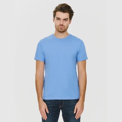 Błękitny T-shirt męski PAKO LORENTE roz. M