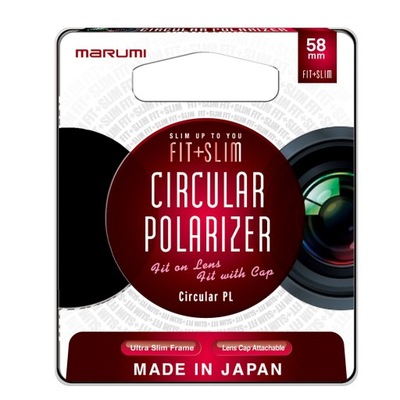 MARUMI Fit + Slim Filtr fotograficzny Circular PL | cienka oprawka