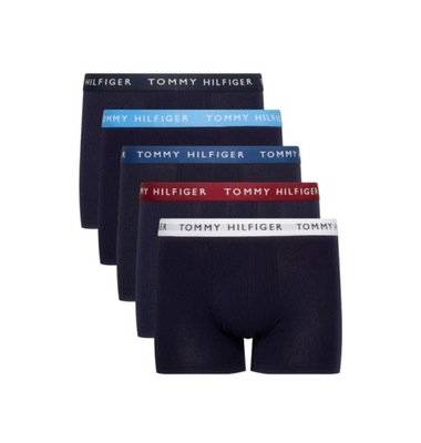 TOMMY HILFIGER ORYGINALNE BOKSERKI 5-PACK S