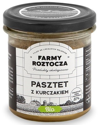 PASZTET DROBIOWO - WIEPRZOWY BIO 180 g - FARMY