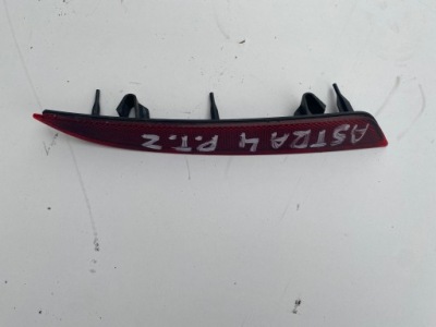 Відбивач бампера правий задня opel astra 4 j фото №1