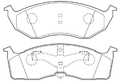 VALEO ZAPATAS DE FRENADO CHRYSLER VOYAGER 95-01  