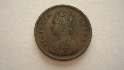 Moneta Indie 1/2 pice 1862 stan 3
