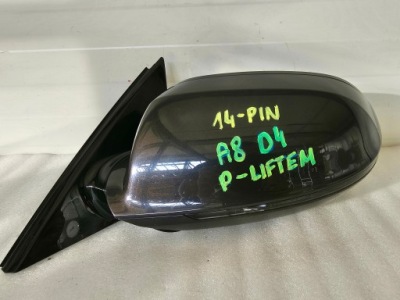 Дзеркало ліва audi a8 d4 przed liftem 14 pin фото №1