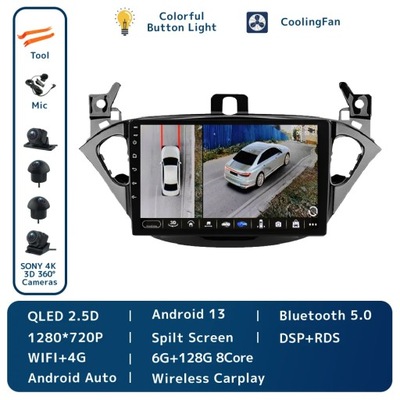 NAVEGACIÓN GPS PARA OPLA CORSA E 2014-2019 RADIO DE AUTOMÓVIL STEREO BEZPRZEWODOWE CARPLAY  